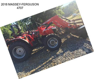 2018 MASSEY-FERGUSON 4707