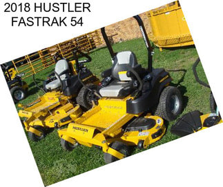 2018 HUSTLER FASTRAK 54