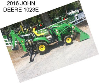 2016 JOHN DEERE 1023E