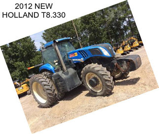 2012 NEW HOLLAND T8.330