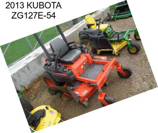 2013 KUBOTA ZG127E-54