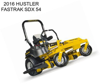 2016 HUSTLER FASTRAK SDX 54