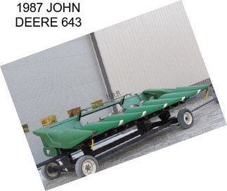 1987 JOHN DEERE 643