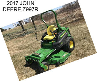 2017 JOHN DEERE Z997R