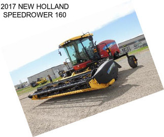 2017 NEW HOLLAND SPEEDROWER 160