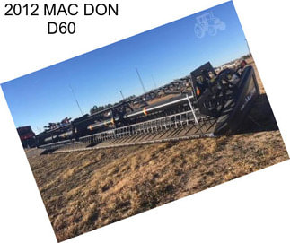 2012 MAC DON D60