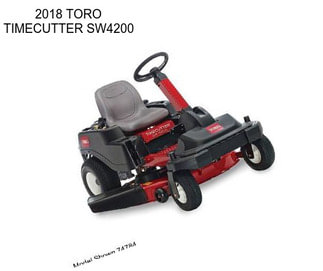 2018 TORO TIMECUTTER SW4200