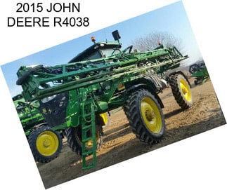 2015 JOHN DEERE R4038