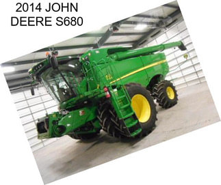 2014 JOHN DEERE S680