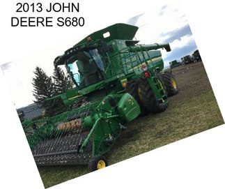 2013 JOHN DEERE S680