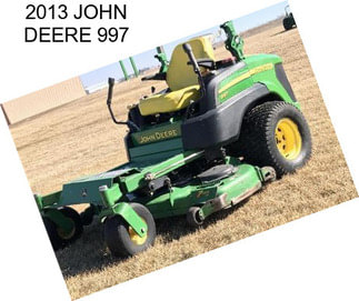 2013 JOHN DEERE 997