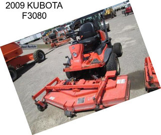 2009 KUBOTA F3080