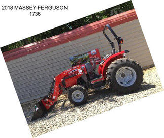 2018 MASSEY-FERGUSON 1736