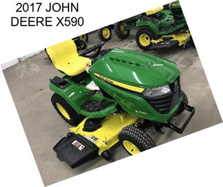 2017 JOHN DEERE X590