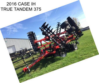 2016 CASE IH TRUE TANDEM 375