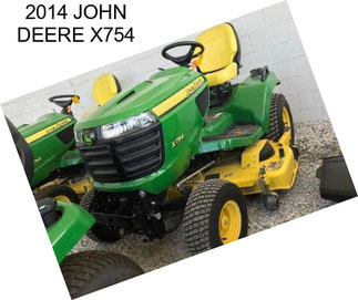 2014 JOHN DEERE X754