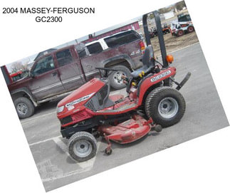 2004 MASSEY-FERGUSON GC2300