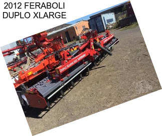 2012 FERABOLI DUPLO XLARGE