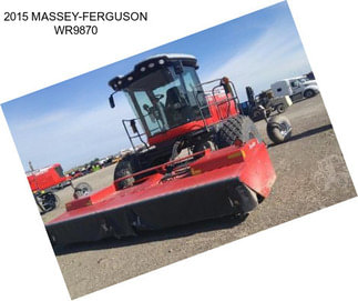 2015 MASSEY-FERGUSON WR9870