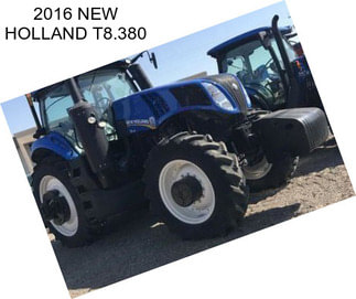 2016 NEW HOLLAND T8.380