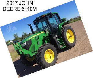 2017 JOHN DEERE 6110M