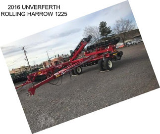 2016 UNVERFERTH ROLLING HARROW 1225