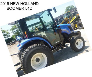 2016 NEW HOLLAND BOOMER 54D