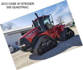 2012 CASE IH STEIGER 550 QUADTRAC