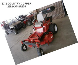 2012 COUNTRY CLIPPER 2252KAT-SR375