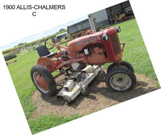 1900 ALLIS-CHALMERS C