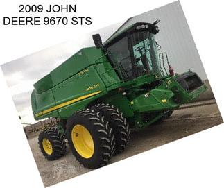 2009 JOHN DEERE 9670 STS