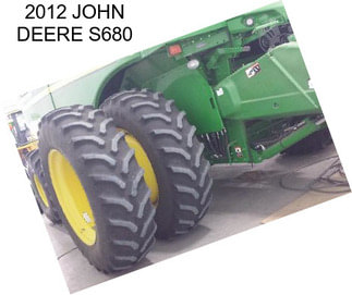 2012 JOHN DEERE S680