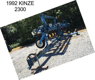 1992 KINZE 2300