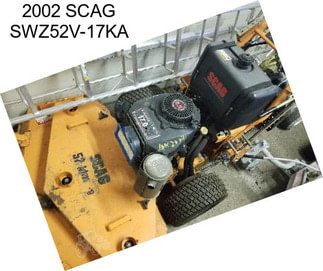2002 SCAG SWZ52V-17KA