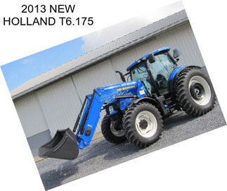 2013 NEW HOLLAND T6.175