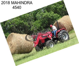 2018 MAHINDRA 4540