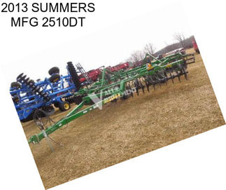 2013 SUMMERS MFG 2510DT