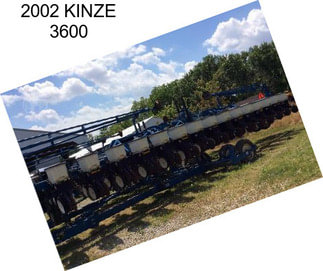 2002 KINZE 3600