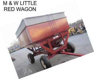 M & W LITTLE RED WAGON