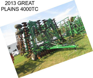 2013 GREAT PLAINS 4000TC