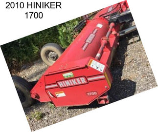 2010 HINIKER 1700
