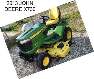 2013 JOHN DEERE X730