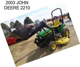 2003 JOHN DEERE 2210