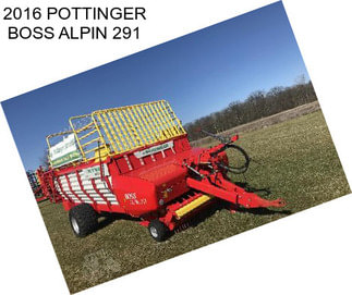 2016 POTTINGER BOSS ALPIN 291