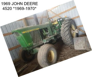 1969 JOHN DEERE 4520 *1969-1970*