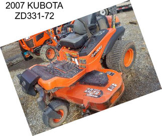 2007 KUBOTA ZD331-72