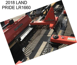 2018 LAND PRIDE LR1660