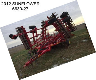 2012 SUNFLOWER 6630-27