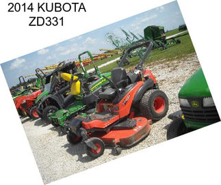 2014 KUBOTA ZD331