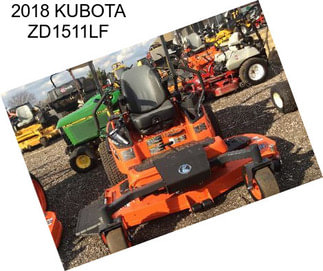 2018 KUBOTA ZD1511LF